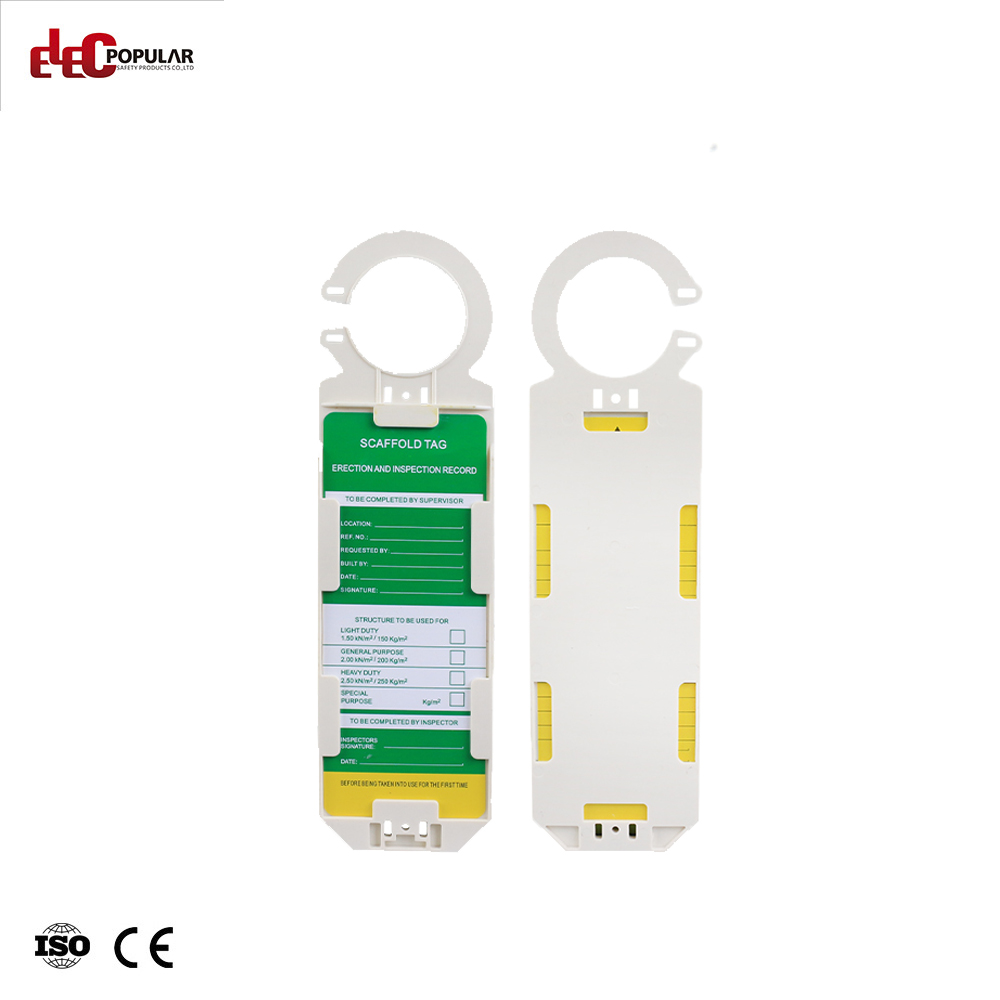 Factory ABS Material Industrial scaffold safety tags