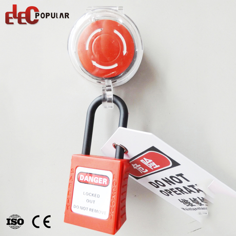Emergency Stop Push Button With Padlock Lockout Positive Break C8S2 